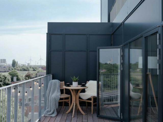 Unik bolig nær centrum med privat tagterrasse!