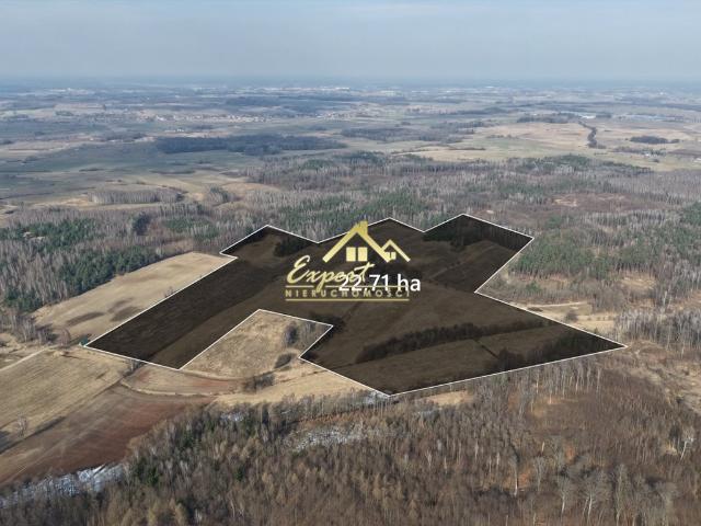 Unikalne siedlisko 22,7 ha z domem i możliwościami