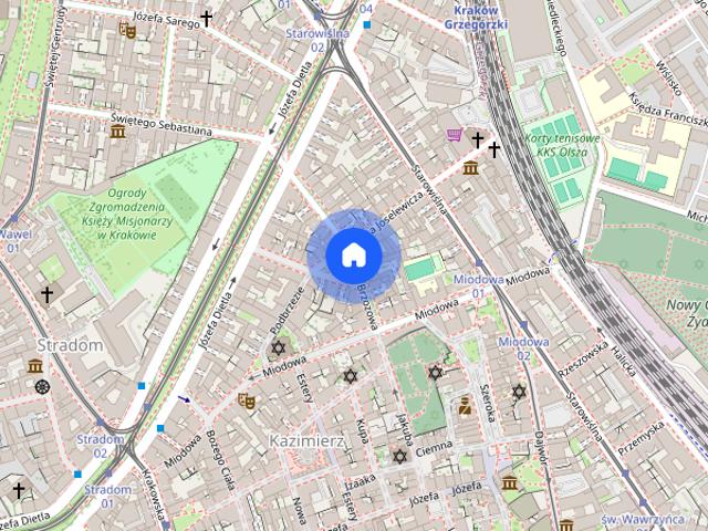 Unikatowy apartament w dzielnicy Kazimierz