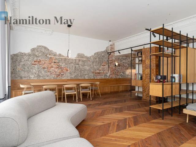 Unikatowy, przestronny apartament typu studio z balkonem w sercu dzielnicy Kazimierz