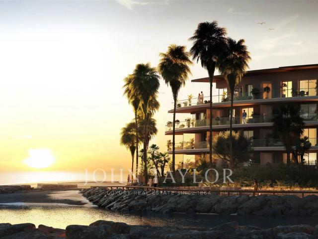 UNIQUE Programme neuf pied dans l'eau direct sur la plage 66m² Villeneuve Loubet