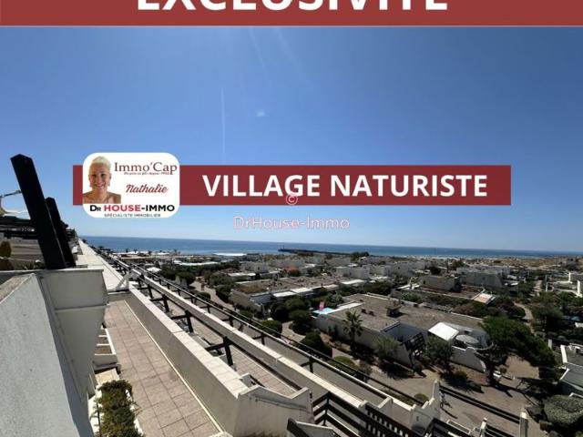 UNIQUEMENT PAR L'AGENCE IMMO CAP avec NATHALIE AU VILLAGE RARE A LA VENTE APPARTEMENT AVEC ROOFTOP AVEC SUPERBE VUE MER SUR PORT NATURE