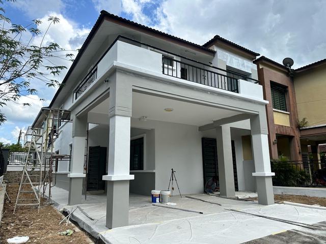 Untuk Dijual Semi D 2 Tingkat Taman Saujana Kluang Reno Below Market