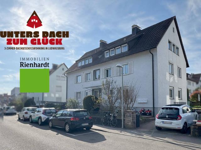 UNTERS DACH ZUM GLÜCK! 3 Zimmer Dachgeschosswohnung in Ludwigsburg