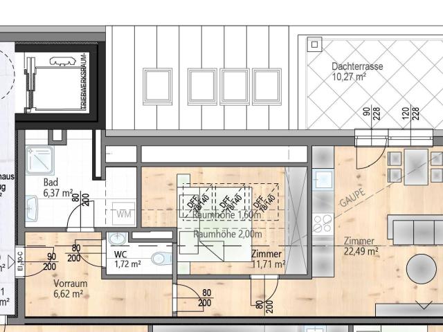 UNVERBAUBARER AUSBLICK im 2. DG mit 10 m2 DACHTERRASSE hell und ruhig provisionfrei barrierefrei Lift PV Anlage und Wärmepumpe