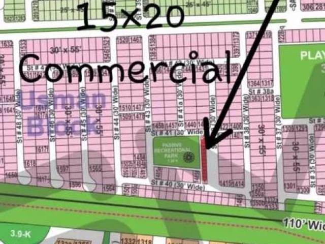 Usman Block 15×20 Commercial Available For Sale Plot No 6 Street 39 Rawalpindi Bahria Town Rawalpindi ID 38220