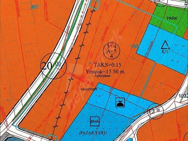 ÜSKÜDAR YAVUZTÜRK ÇENGELKÖY HATTINDA 500 M SATILIK ARSA ALANI