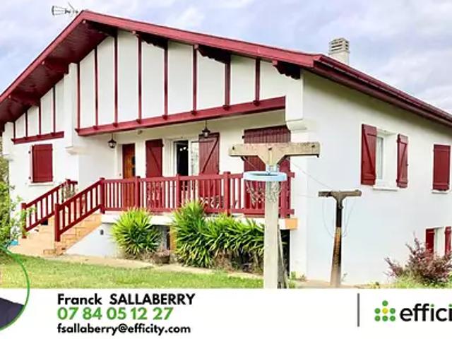 Ustaritz 64480 Achat / Vente maison 7 pièces t7 terrasse cave
