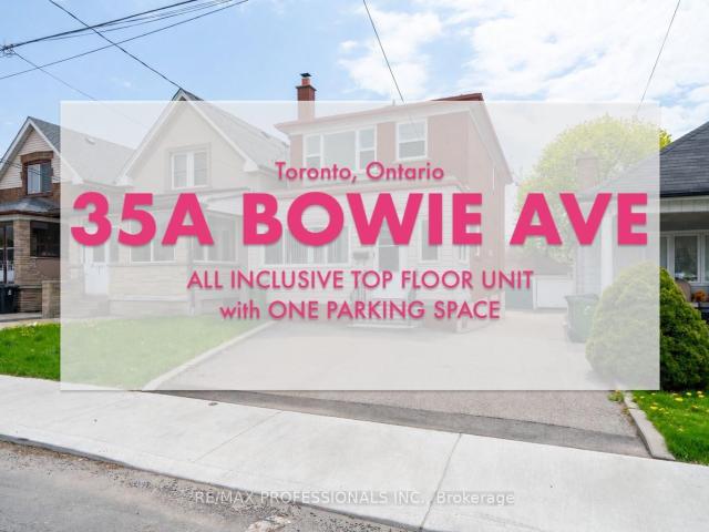 Upper 35A Bowie Avenue in Toronto: Briar Hill Belgravia House for lease Toronto W04: MLS®# W13478738