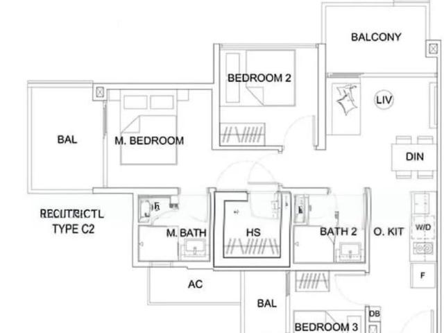 Uptown @ Farrer D8, Apartment