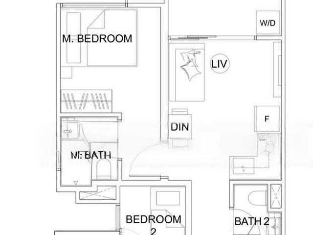 Uptown @ Farrer D8, Apartment