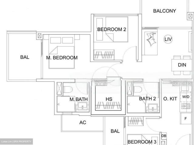 Uptown @ Farrer D8, Apartment