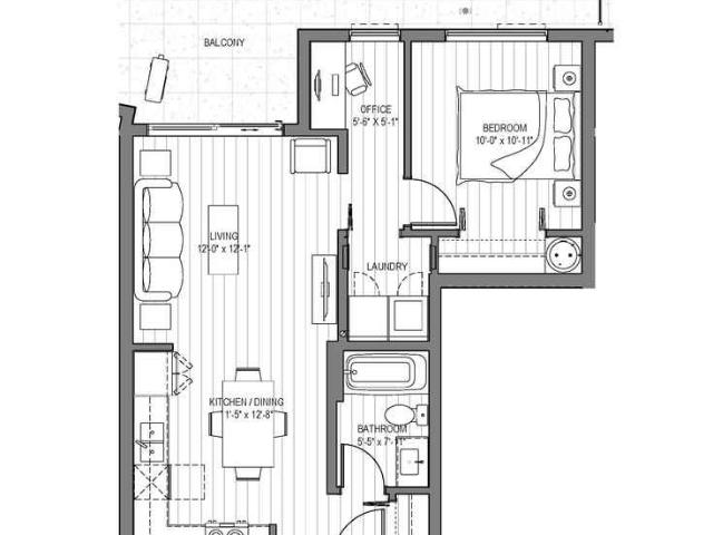 Uptown Residences Building A 2 Bedroom Apartment for Rent at 5130 Joyce Ave, Powell River, BC V8A 0W3