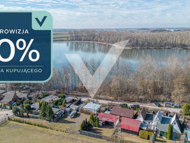 Urokliwa działka z domkiem nad Jeziorem Gopło, 210 m²