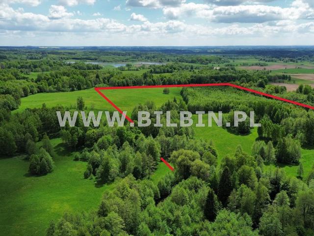 Urokliwa działka 18 ha z lasami i rzeczką Dunajek