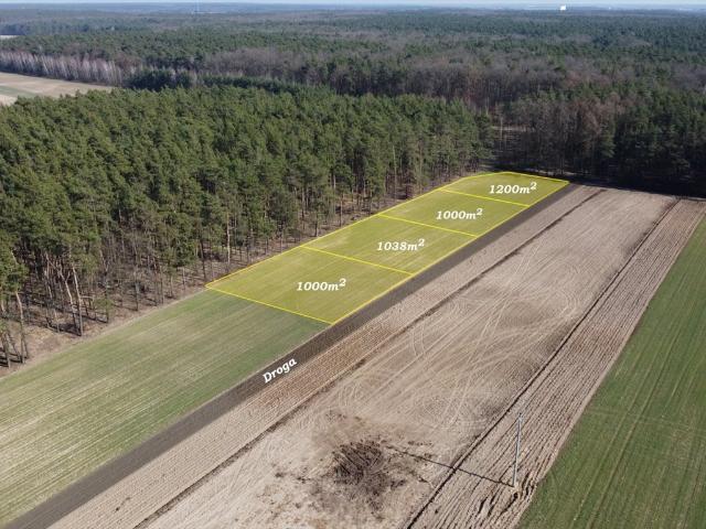 Urokliwe działki w Wymysłach – od 1000 m², lasy, spokój