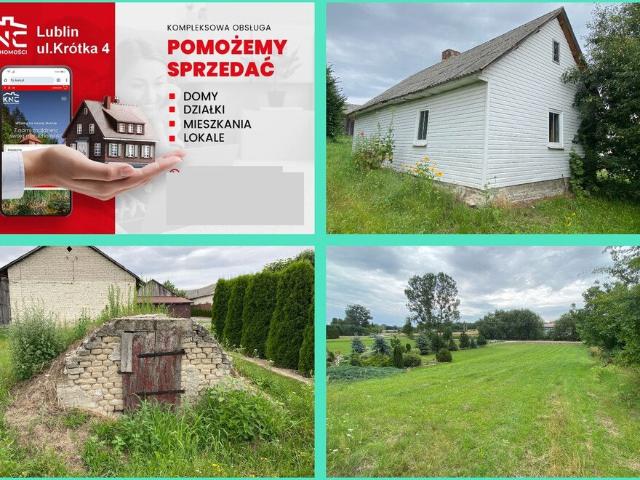 Urokliwe siedlisko 50 m² z dużą działką 4100 m², blisko lasów