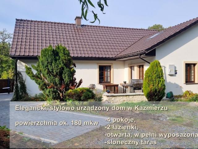 Urokliwy dom 180 m² w Kazimierzu z ogrodem i tarasem