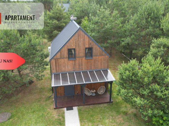 Urokliwy dom drewniany PREMIUM 60 m2 w naturze zapraszam