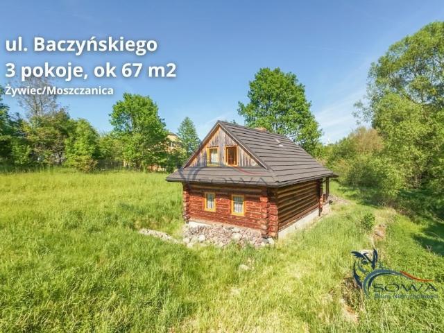 Urokliwy dom z bala 80 m² na dużej działce w Żywcu