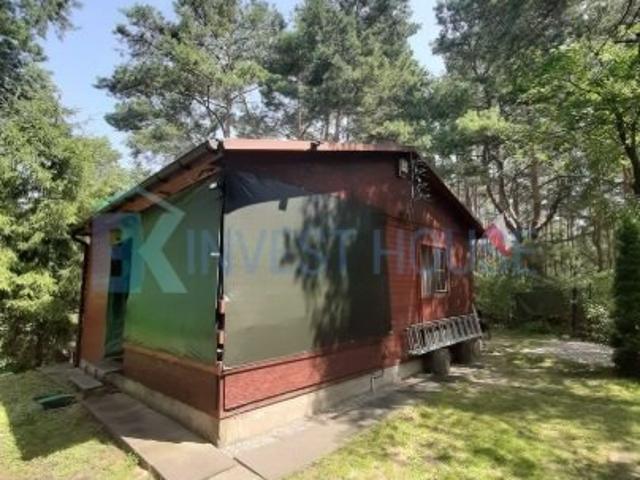 Urokliwy domek 40 m² w leśnej oazie, taras, własna studnia