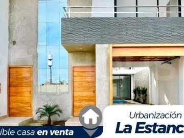 URB. LA ESTANCIA DE HUANCHACO CASA CON PISCINA A 5 MIN DEL MALL PLAZA