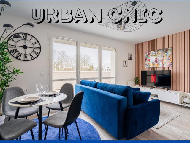 Urban Chic WIFI Terrace Parking direct access to Paris