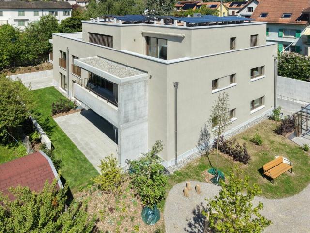 Urban leben, entspannt wohnen: moderne 3.5 Zimmer Gartenwohnung