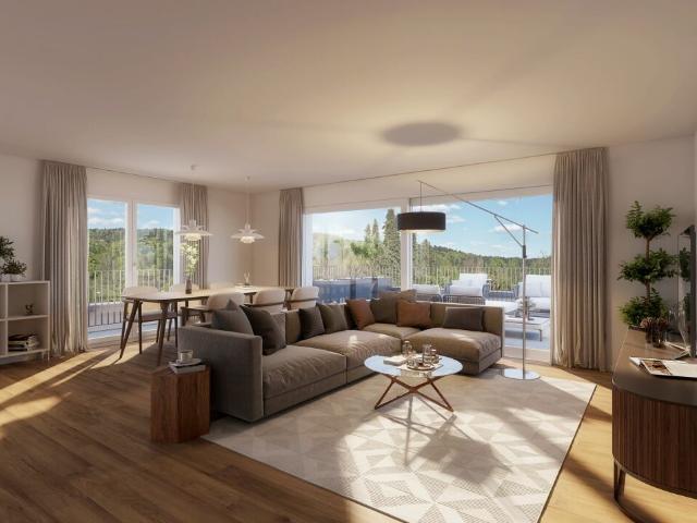 UrbanBlick Roggwil: Moderne 4.5 Zimmer Attika Eigentumswohnung im Neubau