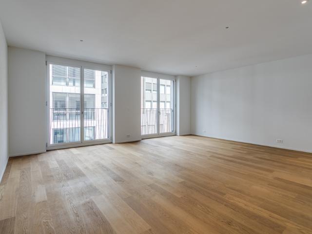Urbanes Ambiente im Zentrum vom Zug