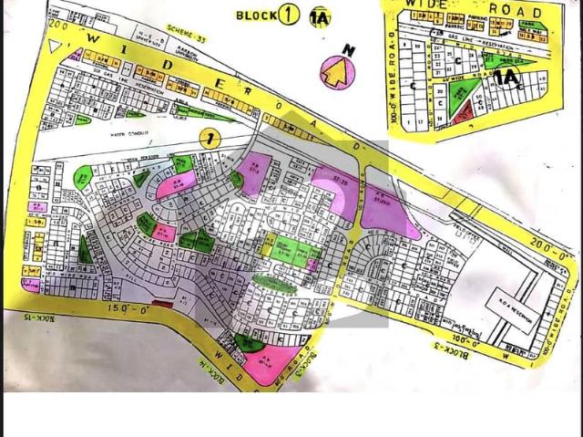 West open 560 sq yards plot available for sale