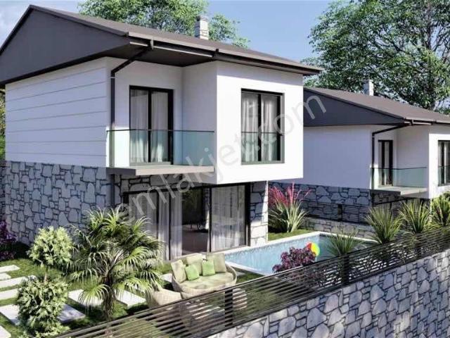 Urla'da Deniz Manzaralı Ruhsatlı Satılık 2 Adet Villa