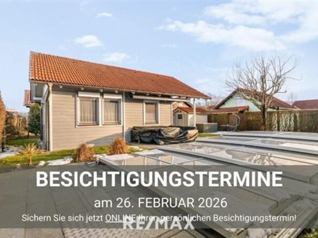 Urlaubsfeeling* – Gepflegtes Gartenhaus mit Pool