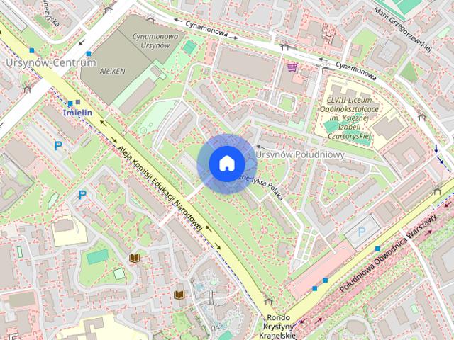Ursynów METRO IMIELIN 31m2 wolne oddzielna kuchnia