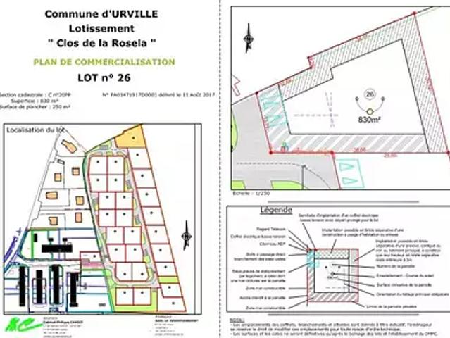 Urville 14190 Achat / Vente terrain