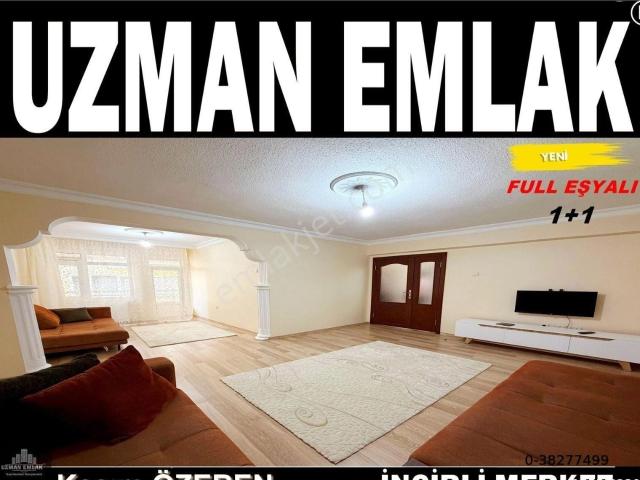 Uzman Emlak'dan Gata Hast.ve Etlik Şehir Has.yakını Kat Konumunda Full Yapılı,full Eşyalı Geniş 1+1