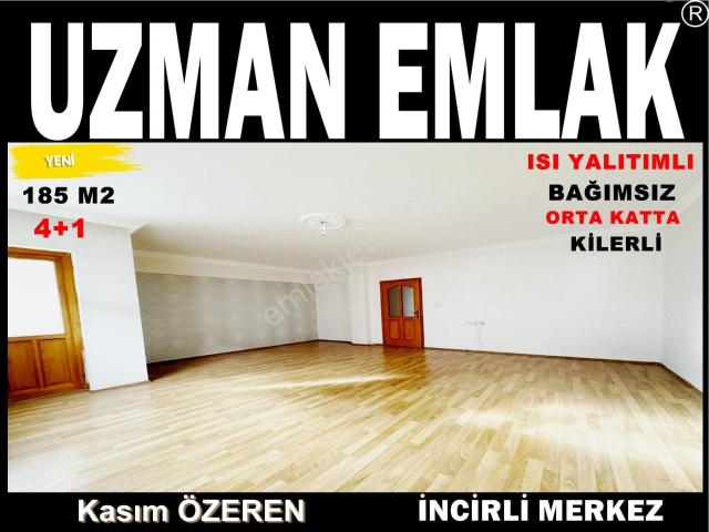 Uzman Emlak'dn İncirli Mh'de Cadde Yakını Orta Katta,kilerli Isı Yalıtımlı 185 M2 Bağımsız 4+1 Daire