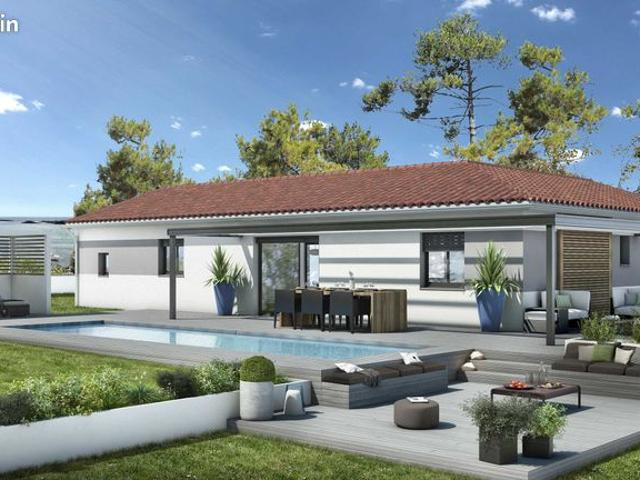 Uzès dans un quartier calme et recherché à proximité immédiate du centre ville, découvrez ce projet de construction d'une maison neuve contemporaine