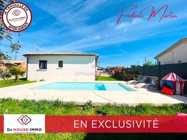 Uzès, en exclusivité belle villa récente de 140 m² de plain pied avec piscine