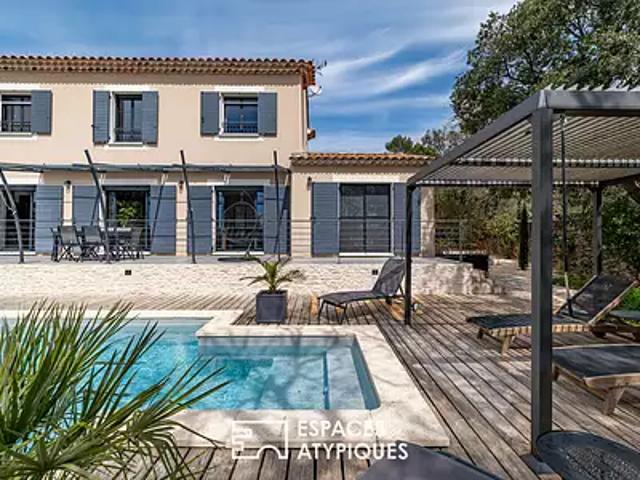 Uzès 30700 Achat / Vente maison 6 pièces t6 piscine terrasse