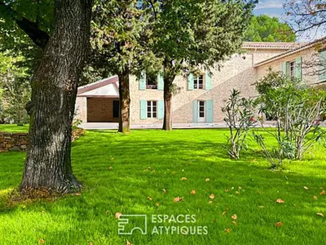 Uzès 30700 Achat / Vente maison 7 pièces t7 au dernier étage piscine