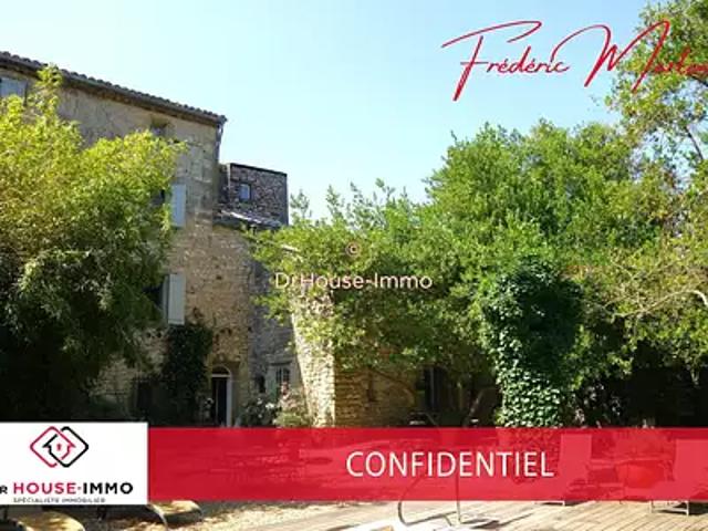 Uzès 30700 Achat / Vente maison 10 pièces t10 piscine terrasse