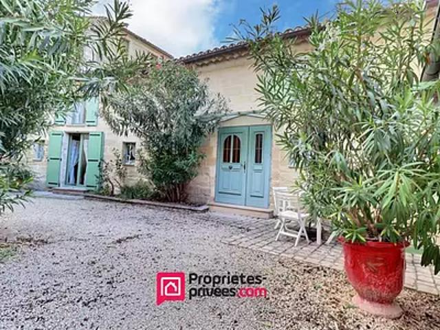 Uzès 30700 Achat / Vente maison 3 pièces t3 jardin
