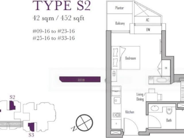 V On Shenton D1, Apartment