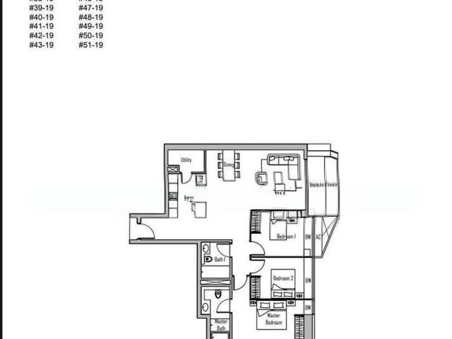 V On Shenton D1, Apartment