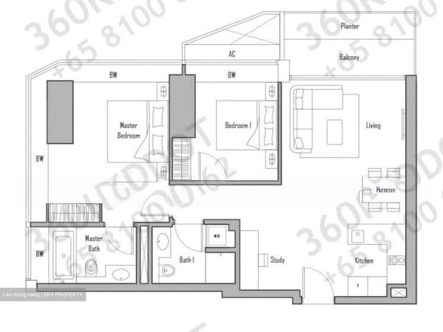 V On Shenton D1, Apartment