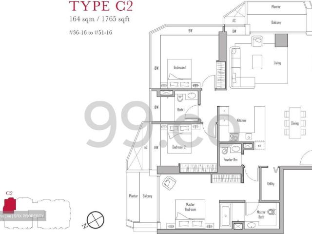 V On Shenton D1, Apartment