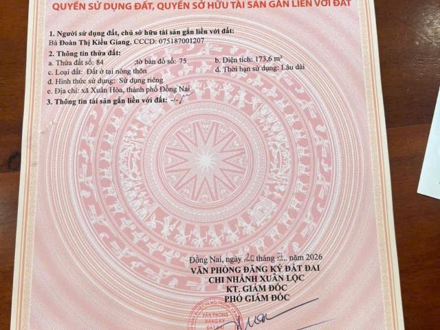 VỊ TRÍ ĐẸP GIÁ TỐT Chính Chủ Bán Gấp Nhà Mặt Tiền Quốc Lộ 1A, Xuân Lộc, Xuân Hưng, Đồng Nai