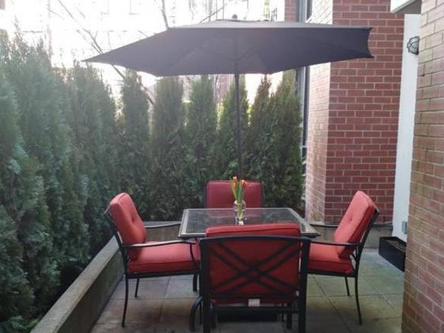 Vancouver Furnished Townhouse Rental in Yaletown Stunning 3 Bedroom 3 Bathroom with Four Patios