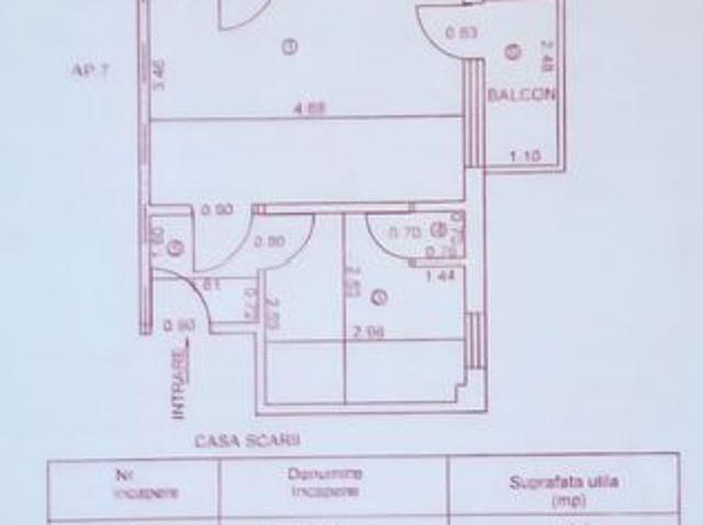 Vand apartament 2 camere Piata Sud